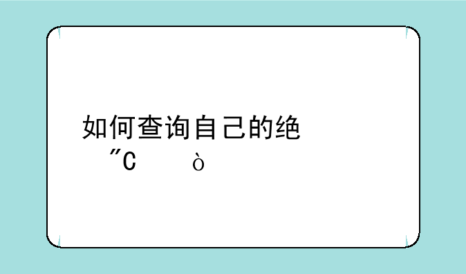 如何查询自己的统考成绩？